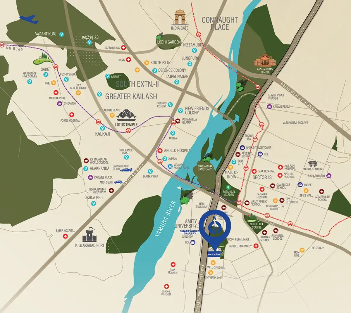 Smart World Elie Saab Location